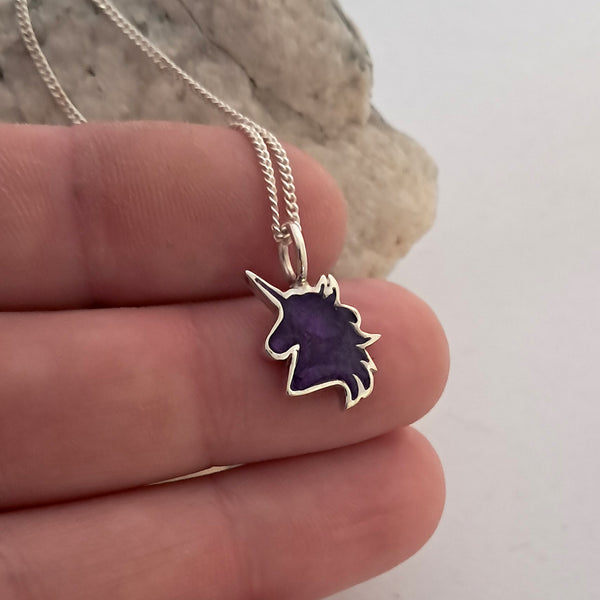 925 silver unicorn pendant silver necklace