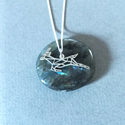 925 sterling silver buck necklace