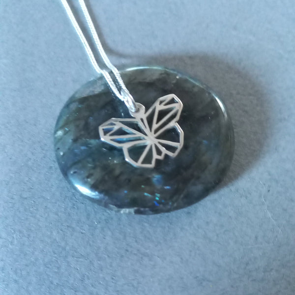 925 sterling silver butterfly pendant