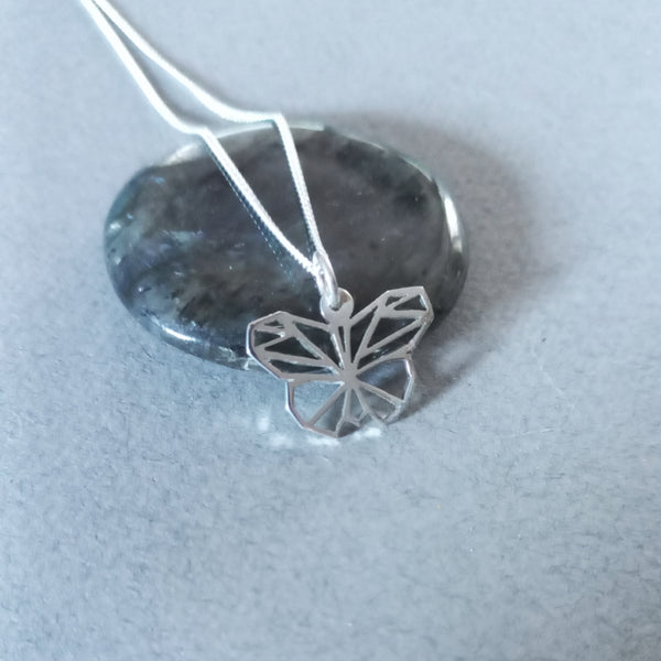 925 sterling silver butterfly necklace