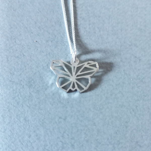 925 sterling silver butterfly necklace