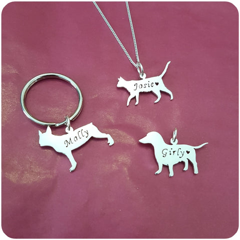 Custom Pet name Pendant / Charm