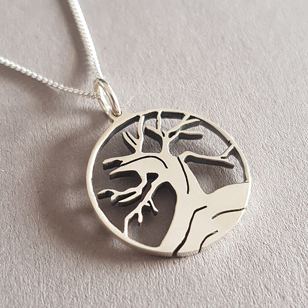 Tree of the Dead Sterling Silver Handmade Pendant