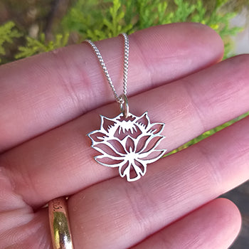 Protea Inspired Pendant on Chain