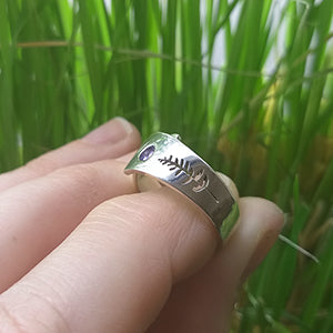 Sterling Silver Foldover Ring