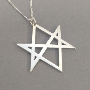Men of Letters Symbol Sterling Silver Pendant