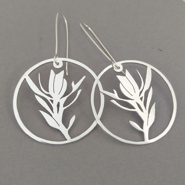 Fynbos Protea Sterling Silver Earrings
