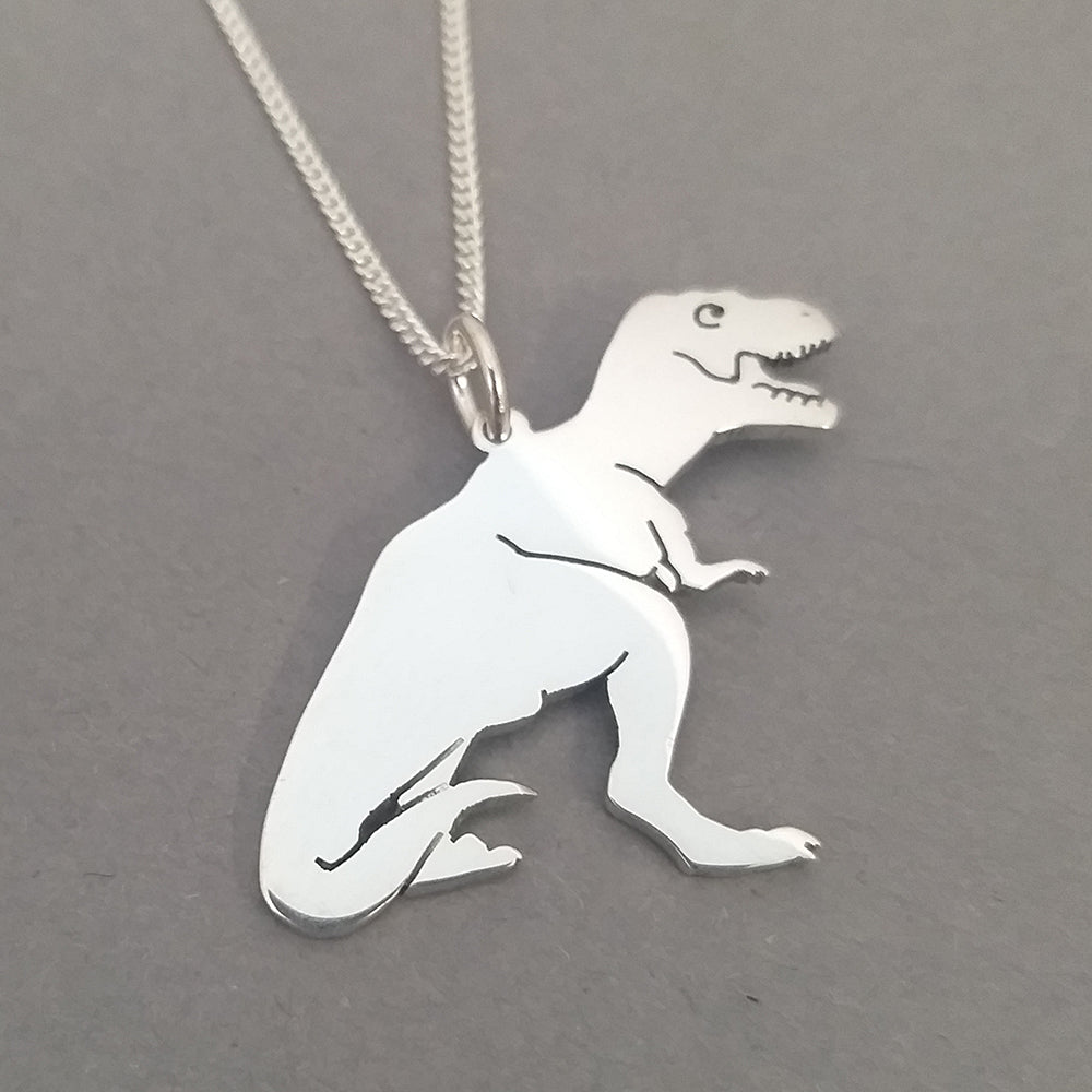 TRex Sterling Silver Handmade Pendant