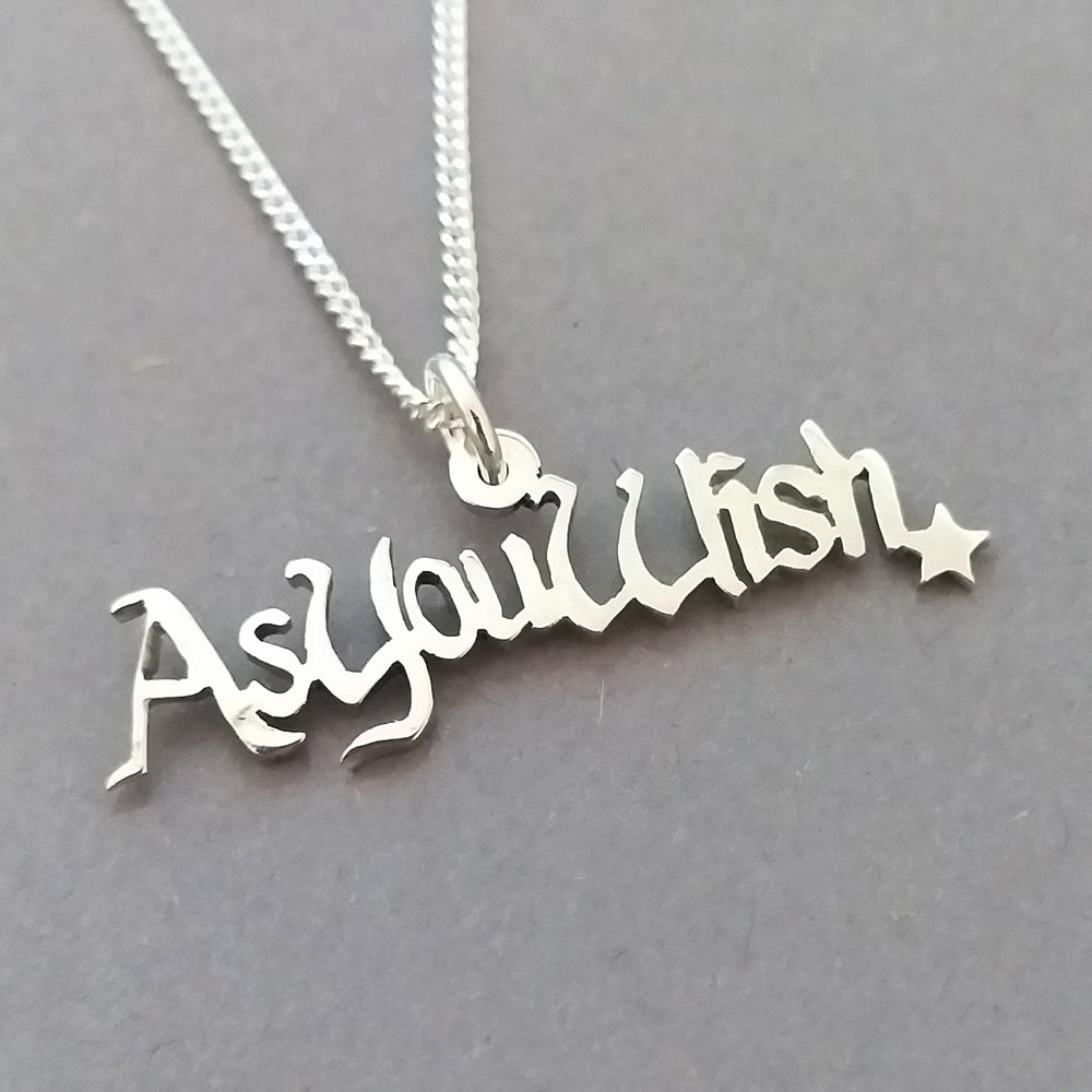 As You Wish Handmade Sterling Silver Pendant