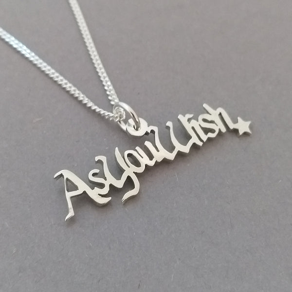 As You Wish Handmade Sterling Silver Pendant