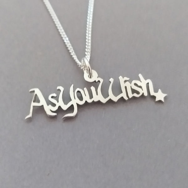 As You Wish Handmade Sterling Silver Pendant
