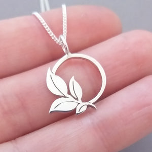 Circle Leaf Pendant