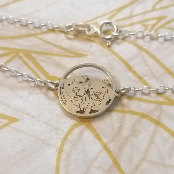 Custom Pet in Circle Necklace