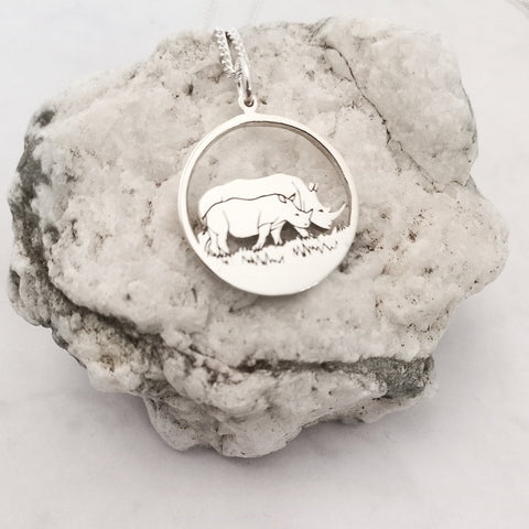 Scenic Range - Rhinos Pendant