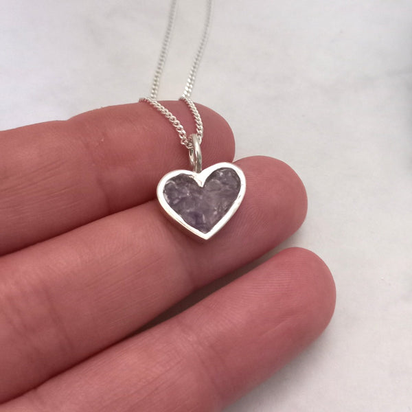 Shattered Gemstone Pendant - Heart