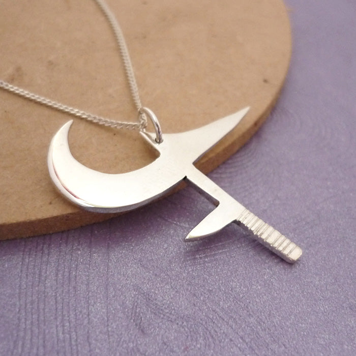 Buffy's Hunga Munga Handmade Pendant in sterling silver