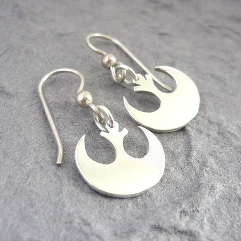 Sterling Silver Rebel Handmade Earrings