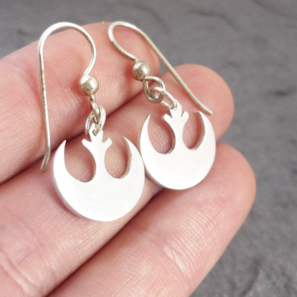 Sterling Silver Rebel Handmade Earrings