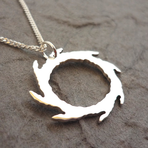 Circle of the Black Thorn Pendant