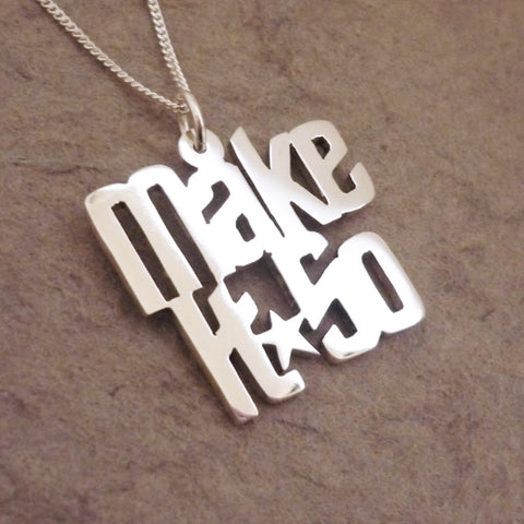 Make It So Sterling Silver Pendant on Chain