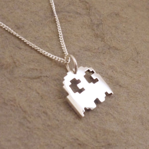 Teeny Tiny Ghostie Pendant on Chain