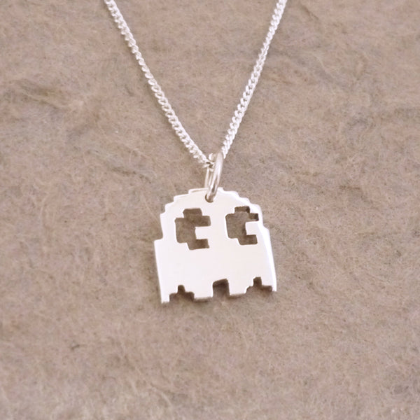Teeny Tiny Ghostie Pendant on Chain