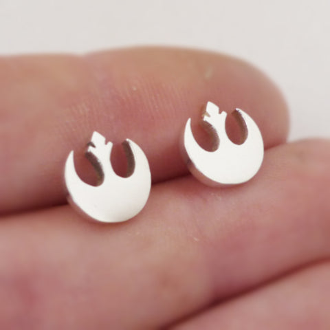 Sterling silver Rebel Stud Earrings