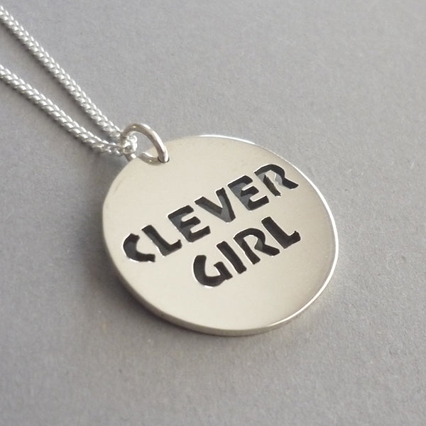 Clever Girl Sterling Silver Handmade Pendant