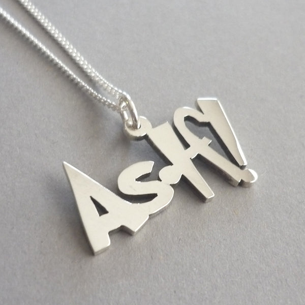 As If! Clueless-inspired Sterling Silver Pendant