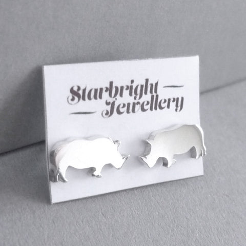 Rhino Stud Earrings