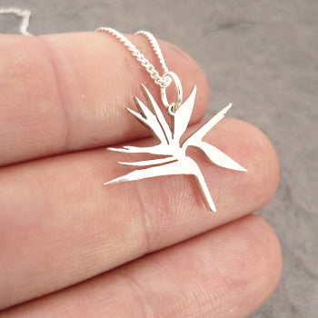 Strelitzia Pendant on Chain