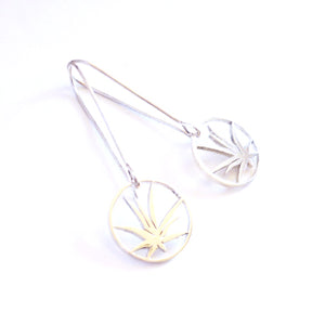 Sterling Silver Aloe Drop Earrings