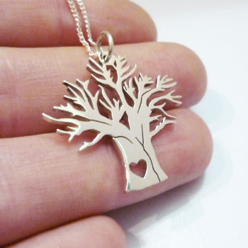 Baobab Tree Pendant on Chain