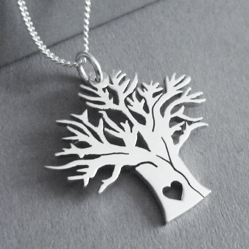 Baobab Tree Pendant on Chain