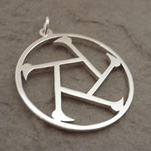 Sterling silver Cabin in the Woods Sitterson pendant